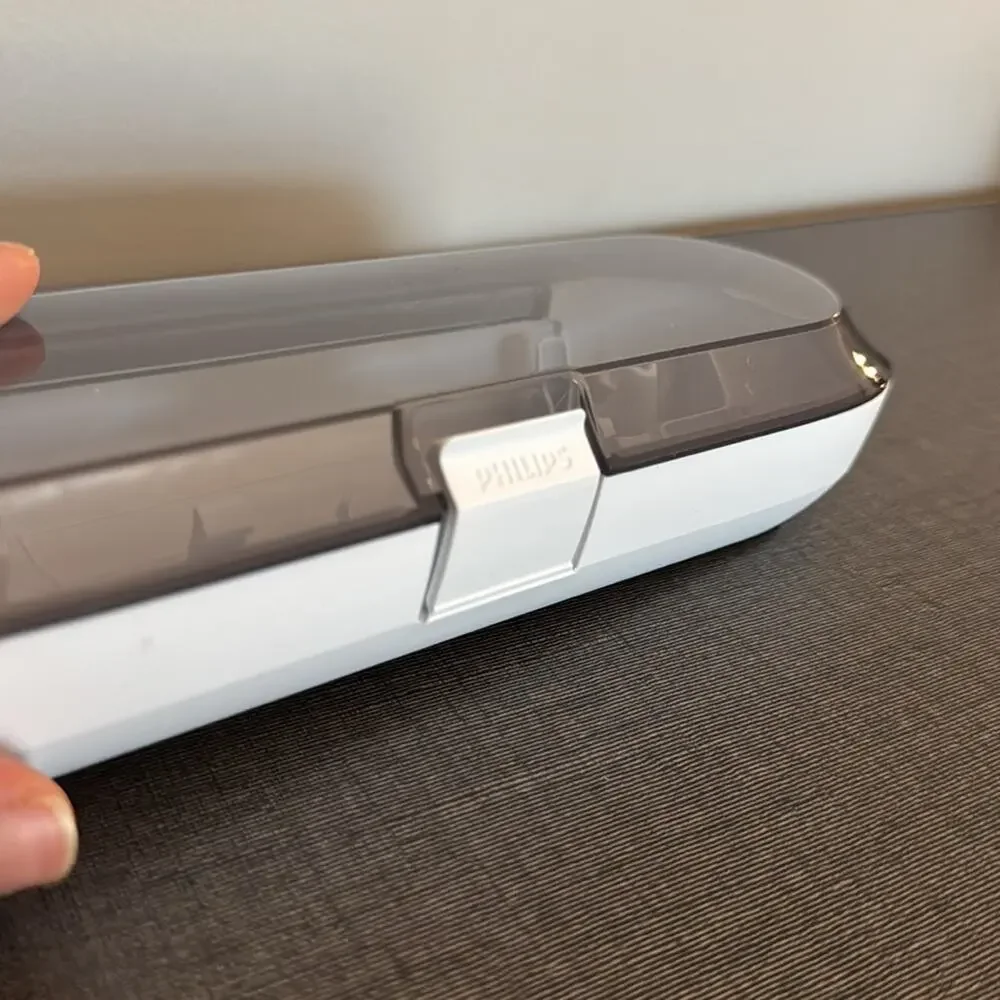 PHILIPS -new- Electric Toothbrush Gray Travel Case Accessory Holder